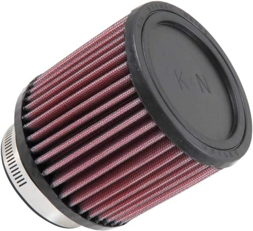 K&N Universal Clamp-On Air Filter: High Performance, Premium, Washable, Replacement Engine Filter: Flange Diameter: 3 In, Filter Height: 4 In, Flange Length: 1 In, Shape: Round, RB-0900