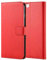 NWNK13 iPhone Se/iPhone 5S case Ultra Slim iPhone5S Red Pu Leather Magnetic Flip Book Wallet Case Cover