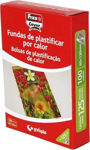 Fixo 1021300 – Box mit 100 Laminierfolien, Glanz, 220 x 320 mm, 125 my