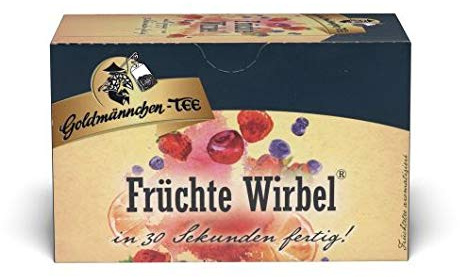 Goldmännchen Tee Früchte-Wirbel, 20 Teebeutel, 3er Pack (3 x 57 g)