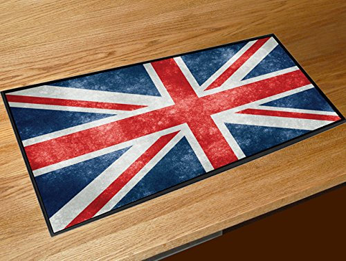 Artylicious Union jack flag bar runner home bar counter mat bar accessories