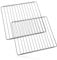 Bandeja de rejilla para horno con anchura ajustable, de Spares2go, acero inoxidable 2 Shelves