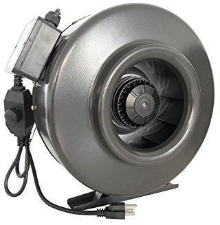 Hydro Crunch Ventilateur centrifuge 30,5 cm 1072 CFM avec régulateur de vitesse variable pour ventilation de jardin d'intérieur