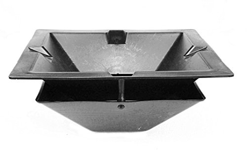 Sifone antiodore TYPHON 500x500 M - PP nero per griglie e caditoie stradali (pozzetti) serie Acqua Tecno 600