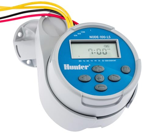 Hunter NODE-100 Valve, Programmatore per stazione singola con valvola PGV-101G-B e solenoide bistabile Cc