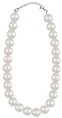 Boland - Perlenkette Marylin | Elegante cremefarbene Perlenkette als Party-Accessoire