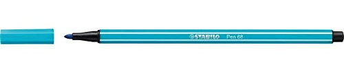 STABILO EASYcolors 5 Filzstifte, Zeichnung Pen 68 pte Keilspitze Durchschnitt 1 mm blau neon