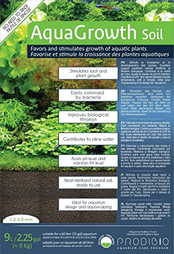 Prodibio Aquagrowth - Soil para acuariofilia (9 L)
