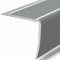 casa pura Aluwinkel Treppenprofil L-Form Winkelprofil Gelocht | Silber | eloxierte Stufenkantenprofil für Parkett und Laminat 1 Stück, 90 cm Länge 3 x 2 cm - Integral