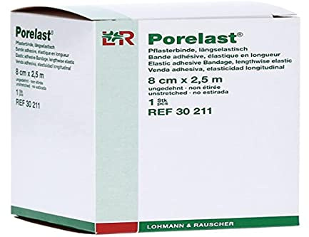 PORELAST Pflasterbinde 2,5mx8cm 30211, 1 St