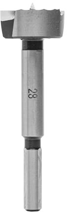 ENT 40028 Brocas tipo Forstner Wave cutter, Diámetro (D) 28 mm, NL 60 mm, GL 90 mm, S 8 mm, SL 30 mm