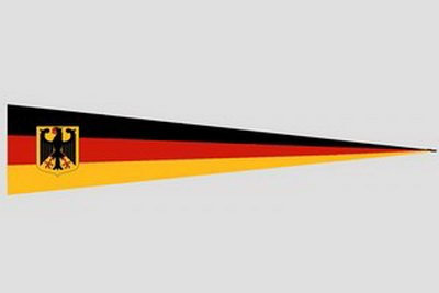 Wimpel Deutschland Adler Langwimpel Flagge 30x150cm