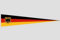 Wimpel Deutschland Adler Langwimpel Flagge 30x150cm