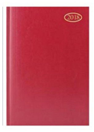 Tallon 2019, A4, ein Tag pro Seite, Hardcase, zufällige Farbauswahl: Rot, Schwarz oder Blau