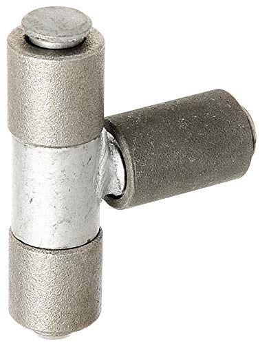 Alberts 411565 Anschweißband | verstellbar um 40 mm | Stahl, mit verzinktem Stift und Mittelteil | Gewinde M20 | Außen-Ø 27 mm