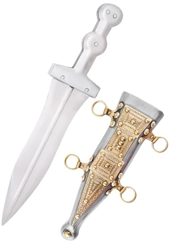Battle-Merchant Römischer Pugio Dolch, ca. 1. Jahrhundert | Dekorative Römer Replik, für Antike Reenactment & Historische Darstellungen, Ausstellungsstück, ab 18