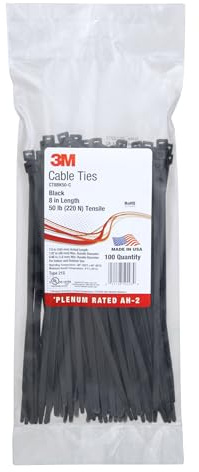 CT4BK18-C Cable Tie -100 pcs/bag (06200) (Pack of 100)
