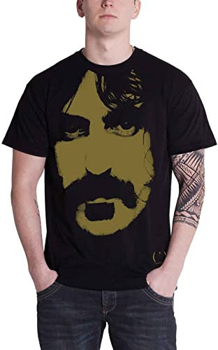 Frank Zappa T Shirt Apostrophe Image logo Ufficiale Uomo nero