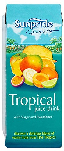 Sunpride - Jus de fruits - tropical - lot de 3 bouteilles de 250 ml