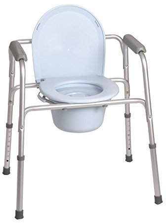 Bequemer Stuhl mit 4 Funktionen in 1 WC-Sitzerhöhung für Dusche