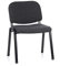hjh OFFICE 704020 Besucherstuhl XT 600 Stoff Anthrazit/Schwarz Konferenzstuhl bequem gepolstert, stapelbar, Metallgestell