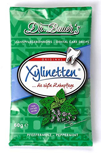 Dr. Bauer´s Xylinetten Zahnpflege Xylitol-Bonbons 60g (Pfefferminz)