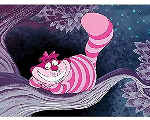 Pyramid Alice in Wonderland Cheshire Cat, 60 x 80 cm, Leinwanddruck, Mehrfarbig