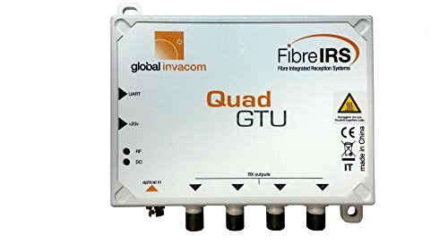 GLOBAL INVACOM Ricevitore Ottico 4 uscite Sat + TV