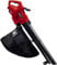 Einhell Aspirador/soplador de hojas - GC-EL 2500 E - Selector de función de succión/soplado, control electrónico de velocidad, correa de transporte, bolsa de recolección de 40 litros