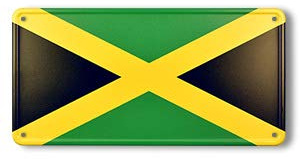 Everflag Blechschild Jamaika 30,5 x 15,5 cm