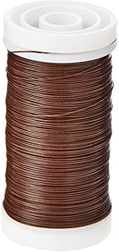 Efco Floristendraht aus Aluminium, braun, 120