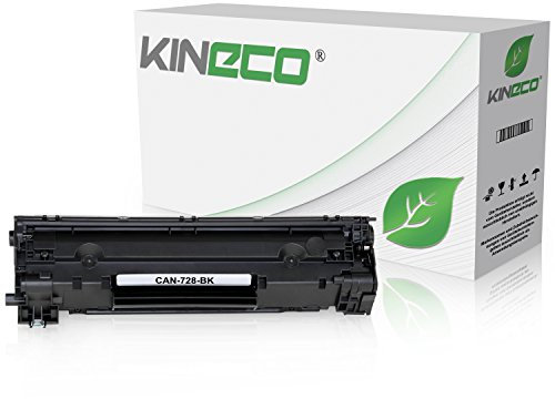 Kineco Toner kompatibel mit Canon 728 für I-Sensys MF4410, MF4430, MF4450, MF4550d, MF4570dw, MF4580dn, MF4820w, MF4880dw, MF4890dw, Fax L150 L170 L410 - Schwarz 2.100 Seiten