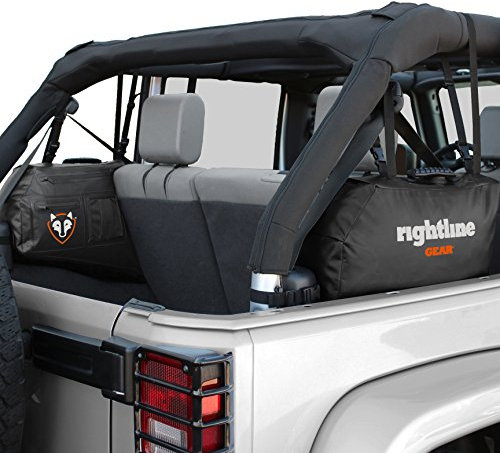Rightline Gear 100J75-B Jeep Wrangler Aufbewahrungstaschen, Schwarz, 2 Stück