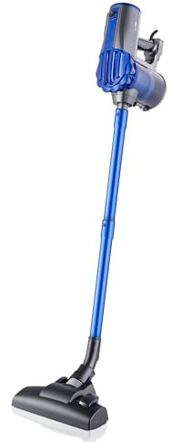 Clatronic® Bodenstaubsauger | Boden- und Handstaubsauger mit energiesparenden 600 Watt | Staubsauger mit umschaltbarer Bodenbürste | beutelloser Staubsauger mit HEPA-Filter | BS 1306 N blau