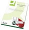 Q-Connect KF01132 Mehrzweck-Etiketten 105 x 37 mm ohne Zwischenraum 16 Etiketten pro A4 Bogen 100 Stück weiß