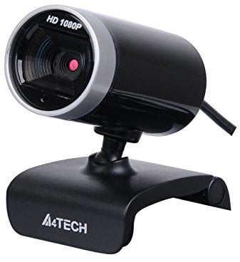 A4tech PK-910H 1920 x 1080Pixel USB 2.0 Schwarz, Silber Webcam - Webcams (1920 x 1080 Pixel, 30 fps, 4608 x 3456 Pixel, USB 2.0, Schwarz, Silber, Clip)