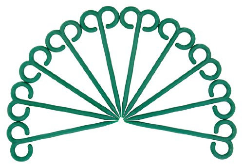 Dehner Gartenzubehör, Netz- und Folienhalter, 15 cm, 10 Stück