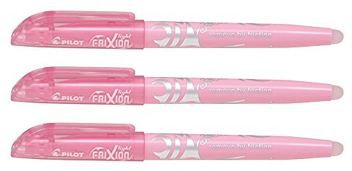 PILOT Frixion Light Pastellpink 3er-Set