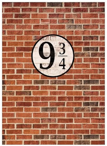 1art1 Murs en Briques Quai Neuf Et Trois Quarts, 2 Parties Poster Papier Peint 250x180 cm