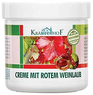 Creme mit rotem Weinlaub von Kräuterhof 250ml