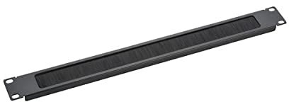 KIMEX - Panel pasacables - para Armario Rack 19'' - Tipo Cepillo - Altura 1U - 110-0187
