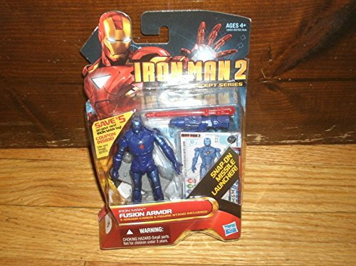 Hasbro Iron Man 2 Fusion armor - Figura de acción (10 cm aprox.)