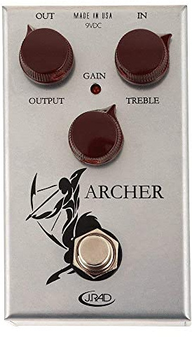 J. Rockett Audio Designs Tour Series Archer Overdrive and Boost Guitar Effects Pedal