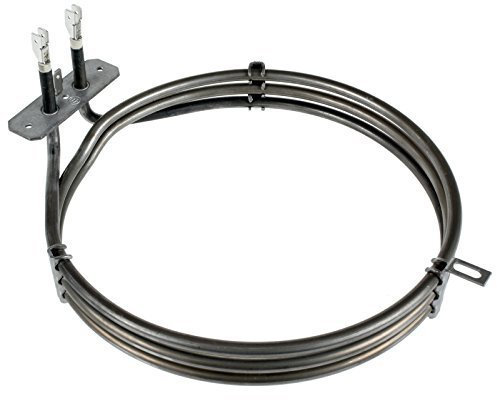 Spares2go 3 Turn Element for DeLonghi ESS601 ESS602 ESS603 Fan Oven/Cookers (2500W)