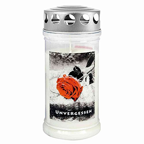Memorial Candle 170 x 75 mm M9 Rose/Unforgettable, 4 Days