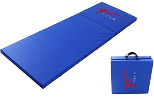 Fitem Colchoneta Gimnasia Plegable 4cm 180x60cm Azul
