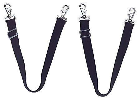 Elastische Beinschnüre, schwarz