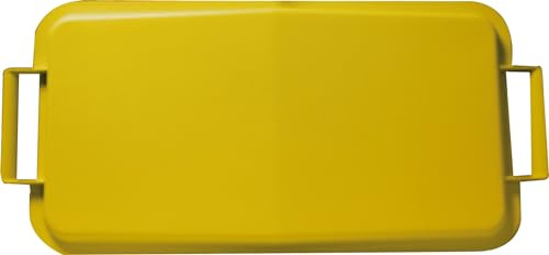 GRAF Deckel Mehrzweck-Behälter eckig 60 Liter gelb