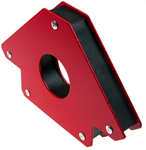 Alkan Winkelmagnet Medium 75 lbs Schweißmagnet 45 90 135 Grad | Schweißhelfer mit Haltekraft 75 lbs, Winkelmagnet für 45°, 90° und 135°, geeignet für Schweißen & Montage