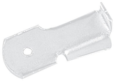 Générique Taquet standard pour crémaillère acier MONIN - Longueur 32 mm - Acier laqué blanc - 522120